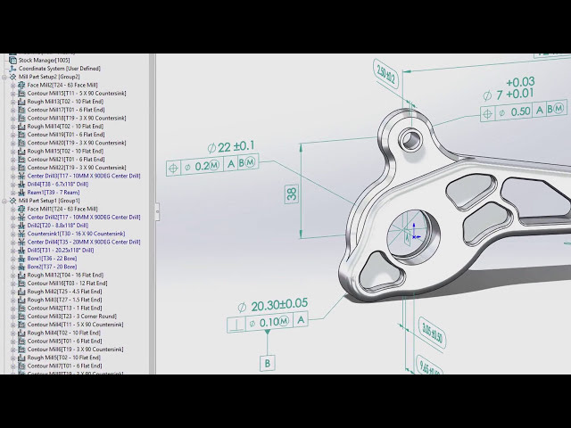 فیلم آموزشی: SOLIDWORKS CAM 2018 - ماشینکاری مبتنی بر تحمل با زیرنویس فارسی