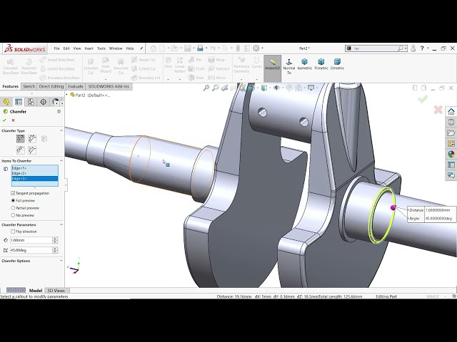 فیلم آموزشی: تمرین میل لنگ Solidworks 158 با زیرنویس فارسی