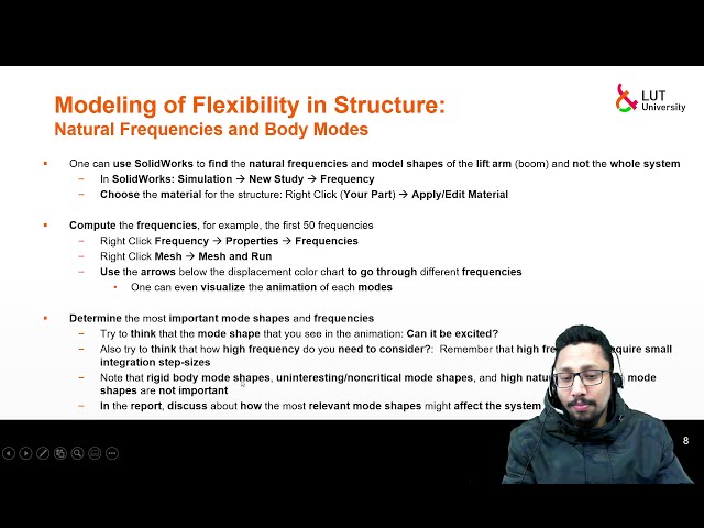 فیلم آموزشی: راهنمای 03: مدل سازی سازه های انعطاف پذیر | Simscape Multibody | متلب | دانشگاه LUT | فنلاند