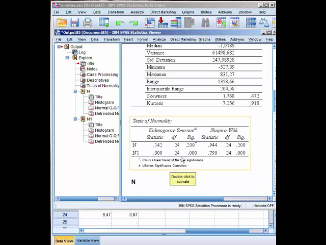 فیلم آموزشی: تست نرمال بودن با spss