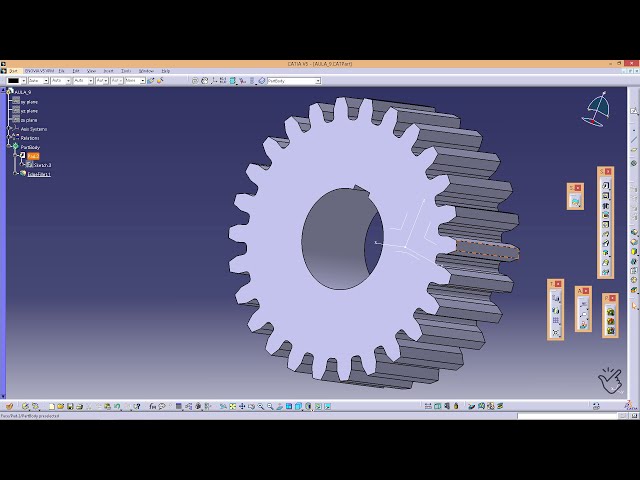 فیلم آموزشی: نحوه ساخت Catia V5 GEAR با زیرنویس فارسی