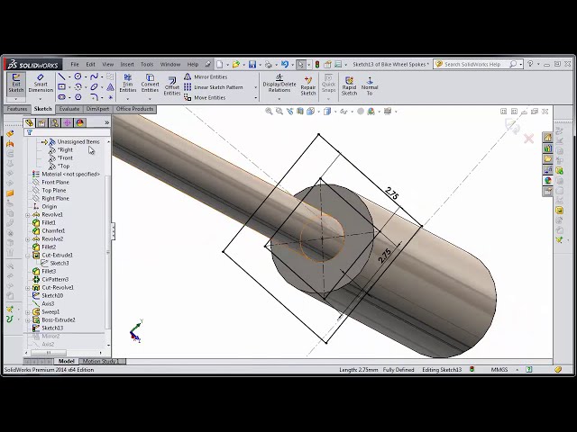 فیلم آموزشی: آموزش پروژه SolidWorks # 346 : Bicycle 1/2