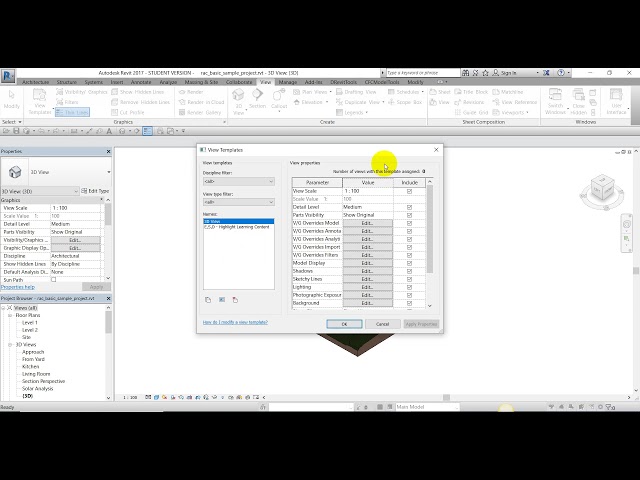 فیلم آموزشی: Revit Add-in: حذف View Template