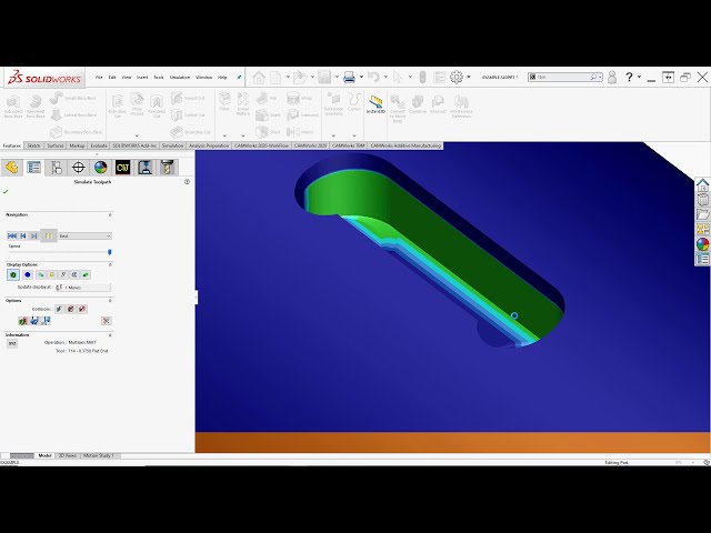 فیلم آموزشی: CAMWorks و SOLIDWORKS CAM - J Slot Machining با زیرنویس فارسی