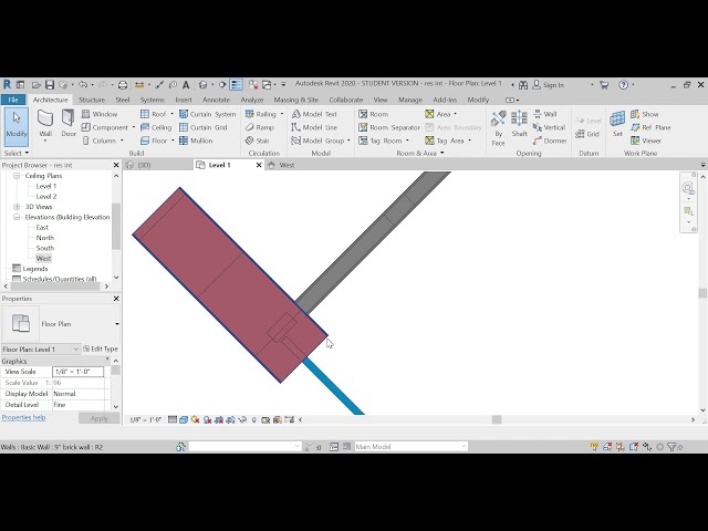 فیلم آموزشی: آموزش Revit - طراحی داخلی رستوران (قسمت اول) با زیرنویس فارسی