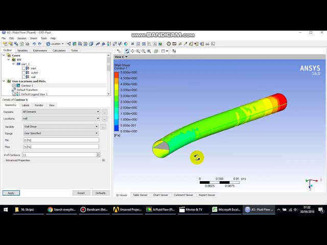 فیلم آموزشی: نمودار برشی دیوار Ansys