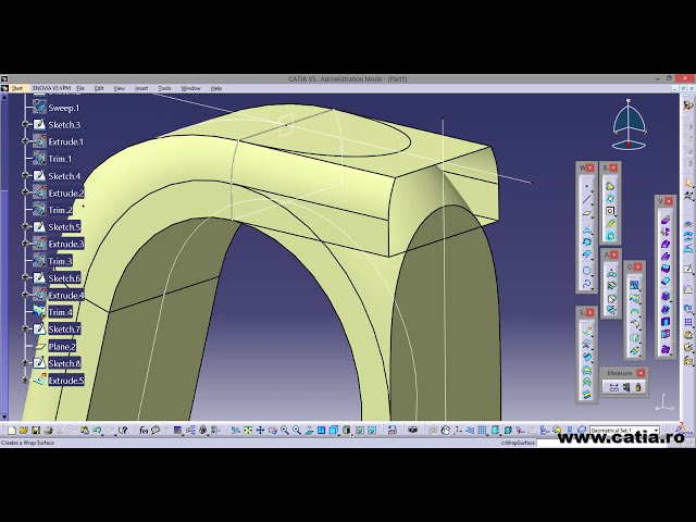 فیلم آموزشی: نحوه ایجاد یک دسته کپسول آتش نشانی با استفاده از طراحی CATIA v5 Generative Surface