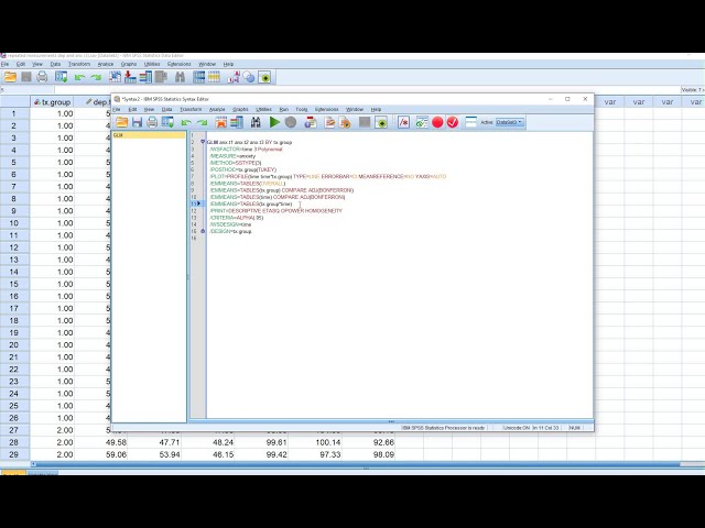 فیلم آموزشی: ANOVA اندازه گیری های مکرر دو طرفه در SPSS: یک در داخل، یک بین (مارس 2020) با زیرنویس فارسی