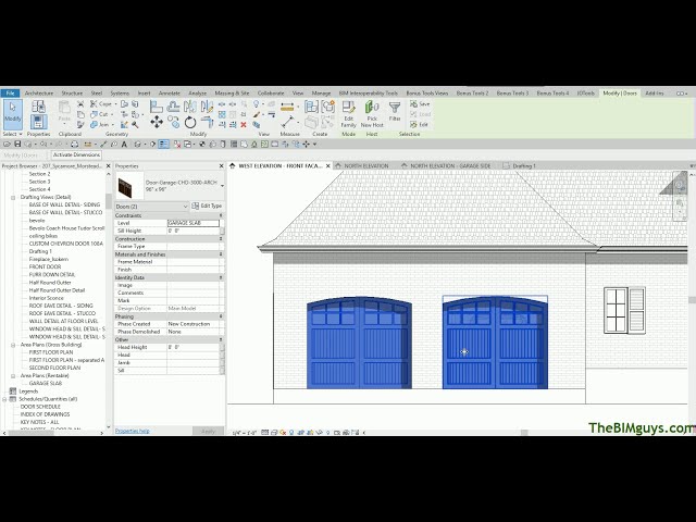 فیلم آموزشی: Revit ویرایش یک خانواده درب برای داشتن یک دهانه کمانی - CADtechSeminars.com با زیرنویس فارسی