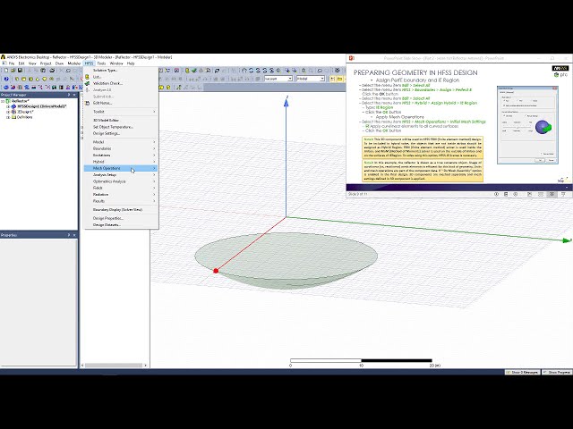 فیلم آموزشی: ایجاد مدل سه بعدی بازتابنده|ANSYS HFSS #2 با زیرنویس فارسی