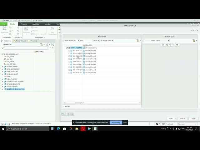 فیلم آموزشی: ایجاد نمایندگی در CREO ( ویژگی مشابه در SOLIDWORKS IS CONFIGURATION NX UG - ARRANGEMENTS با زیرنویس فارسی