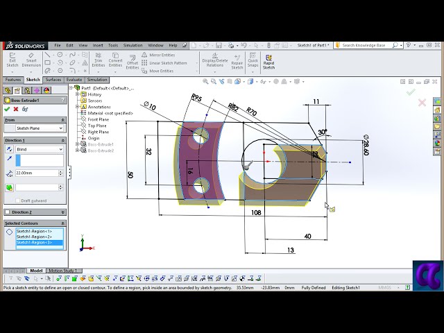 فیلم آموزشی: | ساخت اسلاید شاخص در solidworks، توسط CAD CAM Engineering |