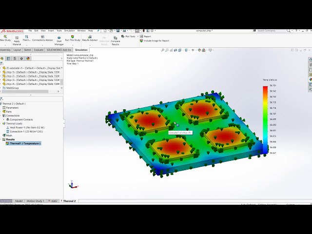 فیلم آموزشی: تجزیه و تحلیل حرارتی الکترونیکی در SOLIDWORKS با زیرنویس فارسی