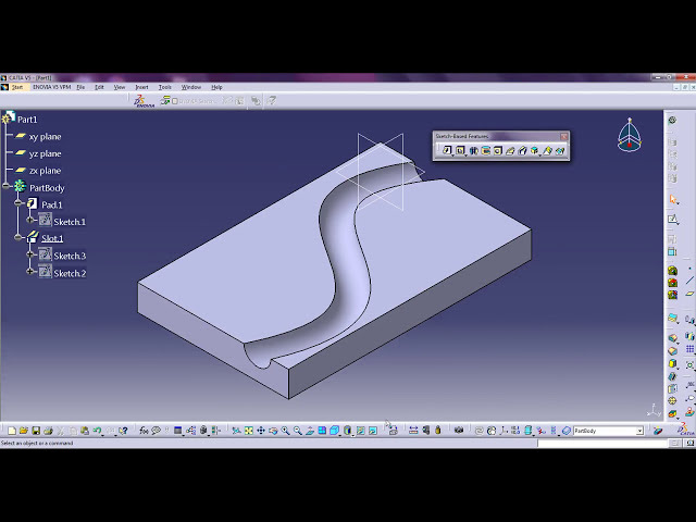 فیلم آموزشی: چگونه از دستور Slot در CATIA V5 استفاده کنیم؟