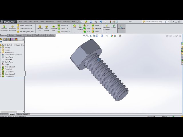 فیلم آموزشی: یک مارپیچ در Solidworks ایجاد کنید با زیرنویس فارسی