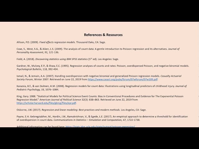 فیلم آموزشی: رگرسیون پواسون با استفاده از SPSS: پیش بینی نتایج شمارش (جدید، 2019) با زیرنویس فارسی