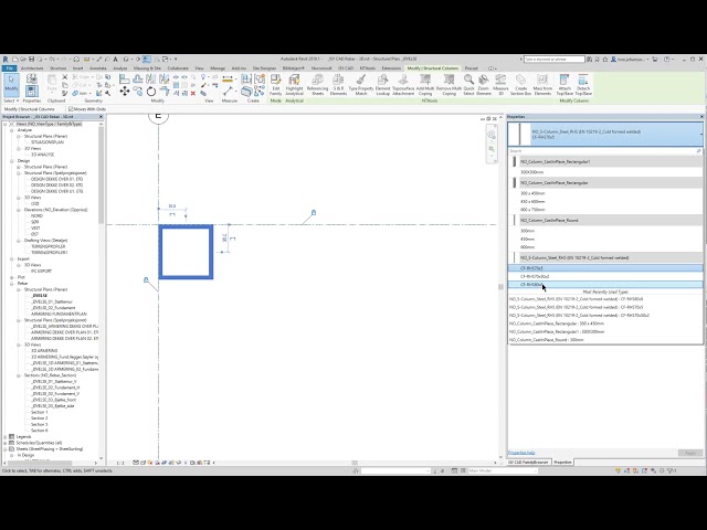 فیلم آموزشی: Revit - ستون‌های ساختاری را روی شبکه قفل کنید