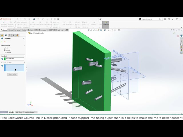 فیلم آموزشی: حذف طراحی قطعات در Solidworks 2022 با زیرنویس فارسی