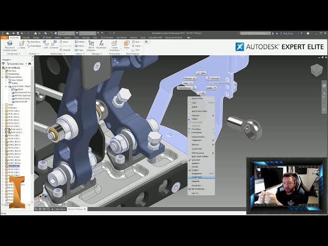 فیلم آموزشی: بزرگترین پخش زنده تاریخ Autodesk Inventor! 04-Jan-17