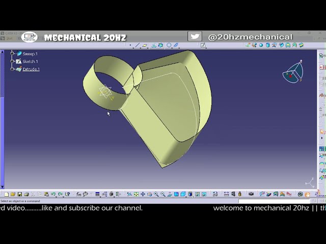 فیلم آموزشی: طراحی فن در Catia v5 || طراحی تیغه فن