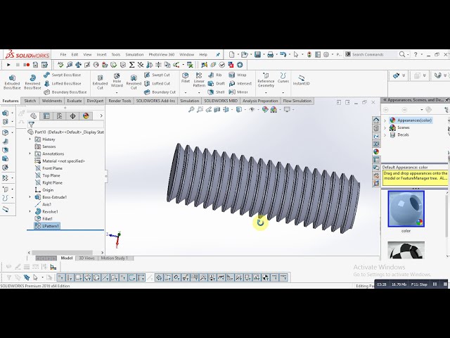 فیلم آموزشی: نحوه طراحی نخ Buttress در Solidworks