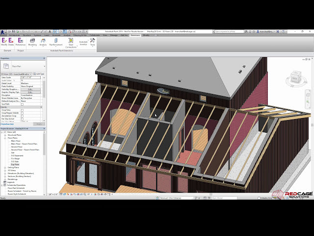 فیلم آموزشی: Rafter Framing w Autodesk Revit Extensions با زیرنویس فارسی