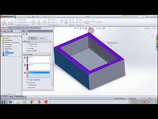 فیلم آموزشی: آموزش ویژگی های SolidWorks Fillet _ آموزش ویدیویی SolidWorks برای مبتدیان با زیرنویس فارسی