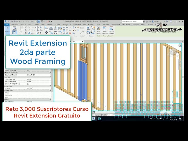 فیلم آموزشی: Revit Extension قسمت 2 قاب چوبی رایگان برای Revit با زیرنویس فارسی