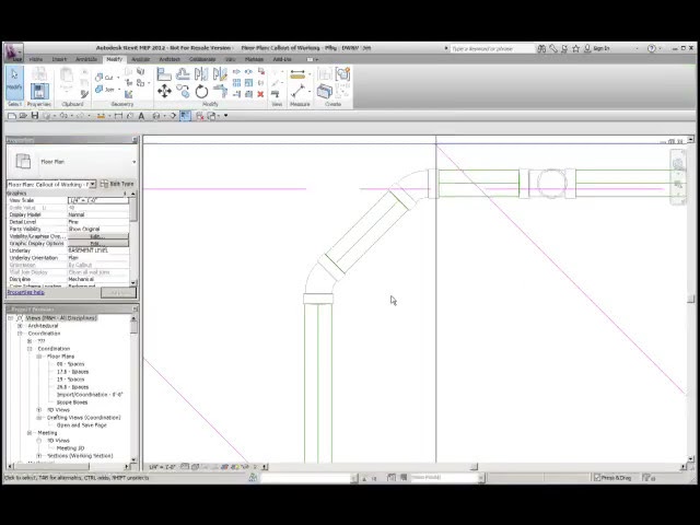 فیلم آموزشی: اتصالات MEP را Revit کنید و اجازه تنظیم شیب را بدهید