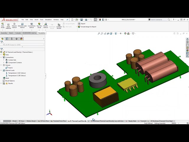 فیلم آموزشی: شبیه سازی SOLIDWORKS: روش های اعمال بار حرارتی در تحلیل سازه شما با زیرنویس فارسی