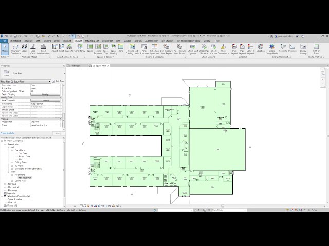 فیلم آموزشی: Revit MEP Creating Spaces با زیرنویس فارسی