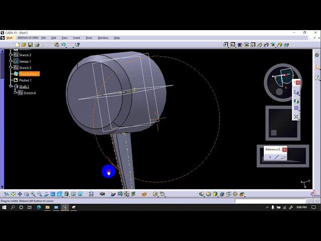فیلم آموزشی: مدل سازی تیغه پروانه در Catia V5