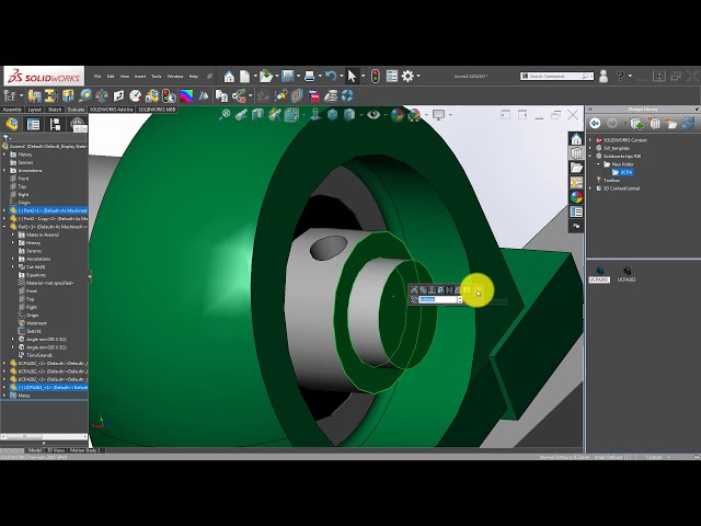 فیلم آموزشی: آموزش تسمه نقاله قابل تنظیم شماره 26 Solidworks با زیرنویس فارسی