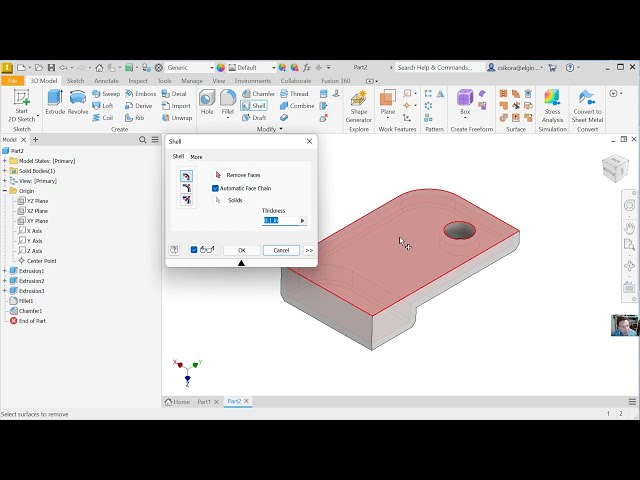 فیلم آموزشی: Autodesk Inventor دوره کالج کامل برای مبتدیان با راهنمای آموزشی با زیرنویس فارسی