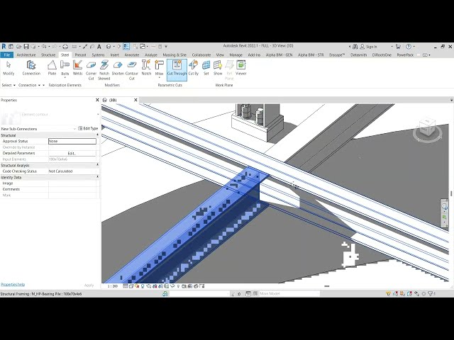 فیلم آموزشی: Revit Steel Cut Through