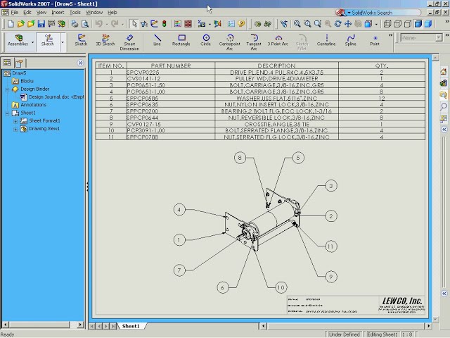 فیلم آموزشی: سفارشی سازی SolidWorks با استفاده از VBA - کاتالوگ قطعات یدکی را به صورت خودکار برای مونتاژ ایجاد کنید