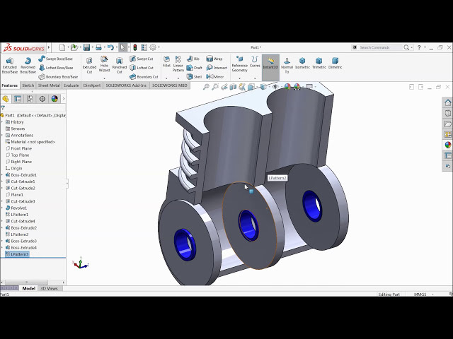 فیلم آموزشی: آموزش Solidworks | طراحی موتور دو سیلندر در Solidworks