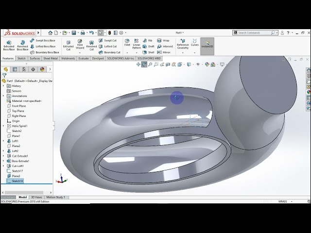 فیلم آموزشی: طراحی پمپ گریز از مرکز با استفاده از Solidworks با زیرنویس فارسی