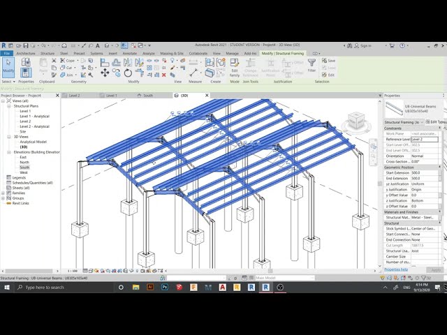 فیلم آموزشی: REVIT STEEL - انبار سازه فولادی در Revit با زیرنویس فارسی