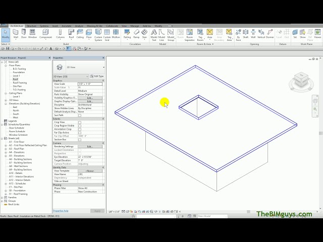 فیلم آموزشی: Revit افزودن دیوار پرده ای روی یک طبقه یا پشت بام - CADtechSeminars.com با زیرنویس فارسی