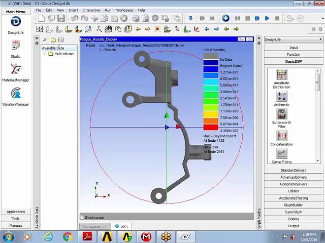 فیلم آموزشی: مثال ANSYS nCode DesignLife با بارگذاری لرزش با زیرنویس فارسی