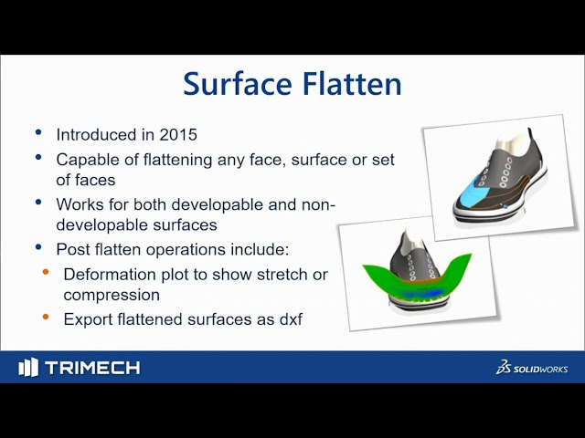 فیلم آموزشی: نکته فنی ویدیویی: با ابزار Flatten Surface Tool در SOLIDWORKS هندسه را صاف کنید با زیرنویس فارسی