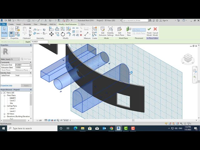 فیلم آموزشی: آموزش Revit - نظر منحنی بر روی دیوار منحنی