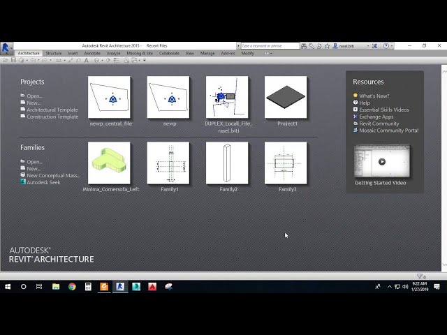 فیلم آموزشی: Worksharing، Creating Central و Creating local revit معماری را فعال کنید