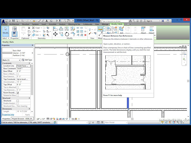 فیلم آموزشی: آموزش Revit - 05_09-Offset Wall با زیرنویس فارسی