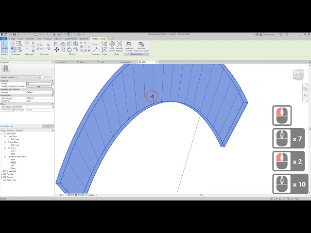 فیلم آموزشی: آموزش Revit (روز 102) - قوس آجری پارامتریک