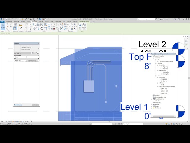 فیلم آموزشی: Revit Basic House Conduit اجرا می شود با زیرنویس فارسی