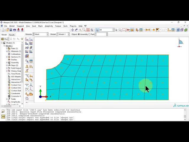 فیلم آموزشی: مثال 2.5 نحوه ساخت یک مدل تنش صفحه در Abaqus برای محاسبه غلظت تنش در یک بریدگی با زیرنویس فارسی