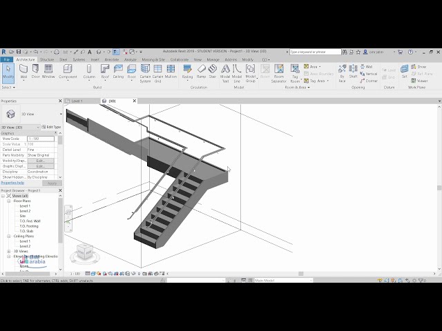 فیلم آموزشی: نرده دیواری revit