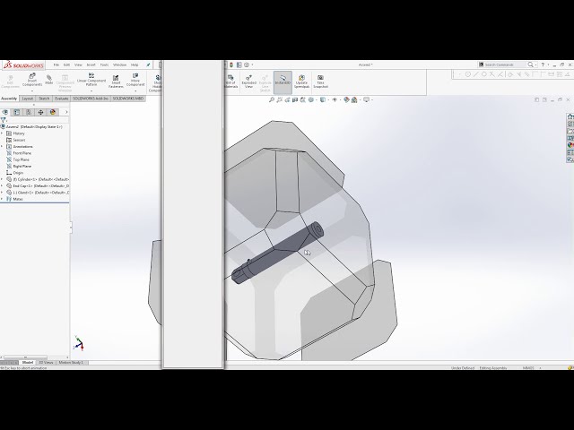 فیلم آموزشی: نحوه طراحی سیلندر پنوماتیک در Solidworks